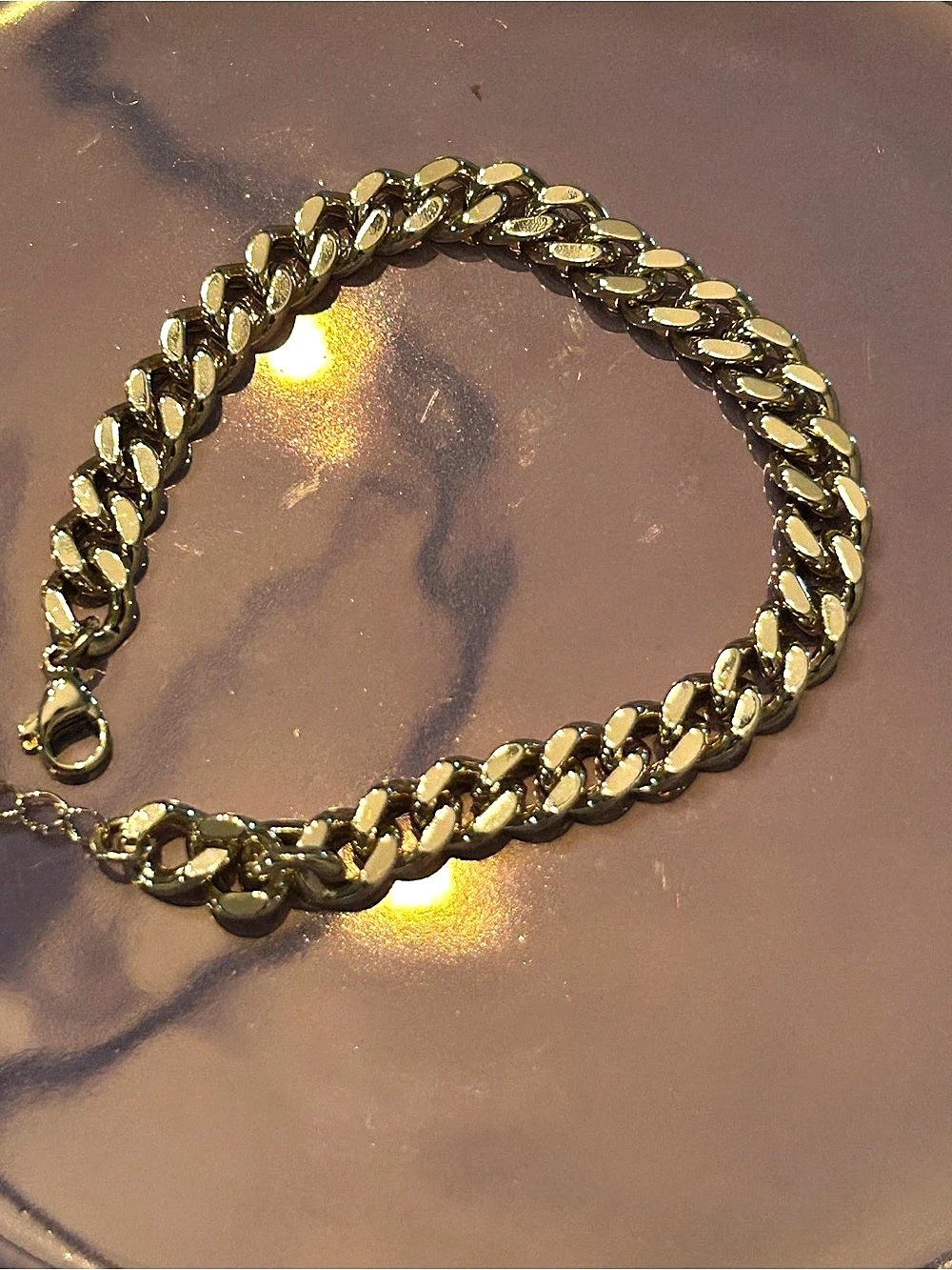 Gold-Tone Chain Bracelet NWOT